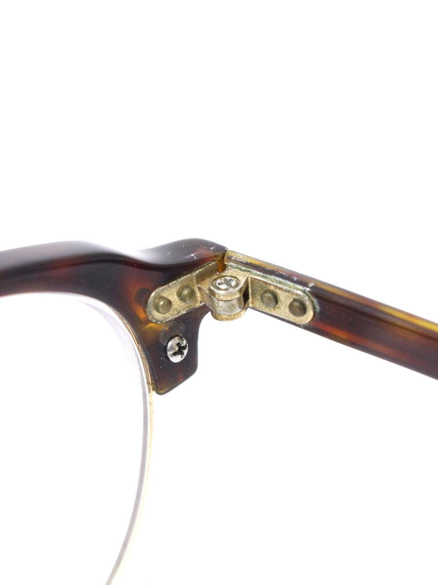 イエローズプラス STEVIE スティーヴィー C432 メガネ ブラウン ブロウ コンビフレーム べっ甲柄 ITNIXPQP313M