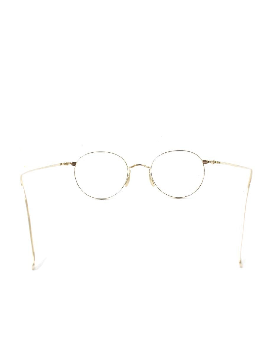 ayame(アヤメ) MANRAY メガネ ゴールド チタンフレーム フルリム ボストンシェイプ ITJX7R0ER85Y