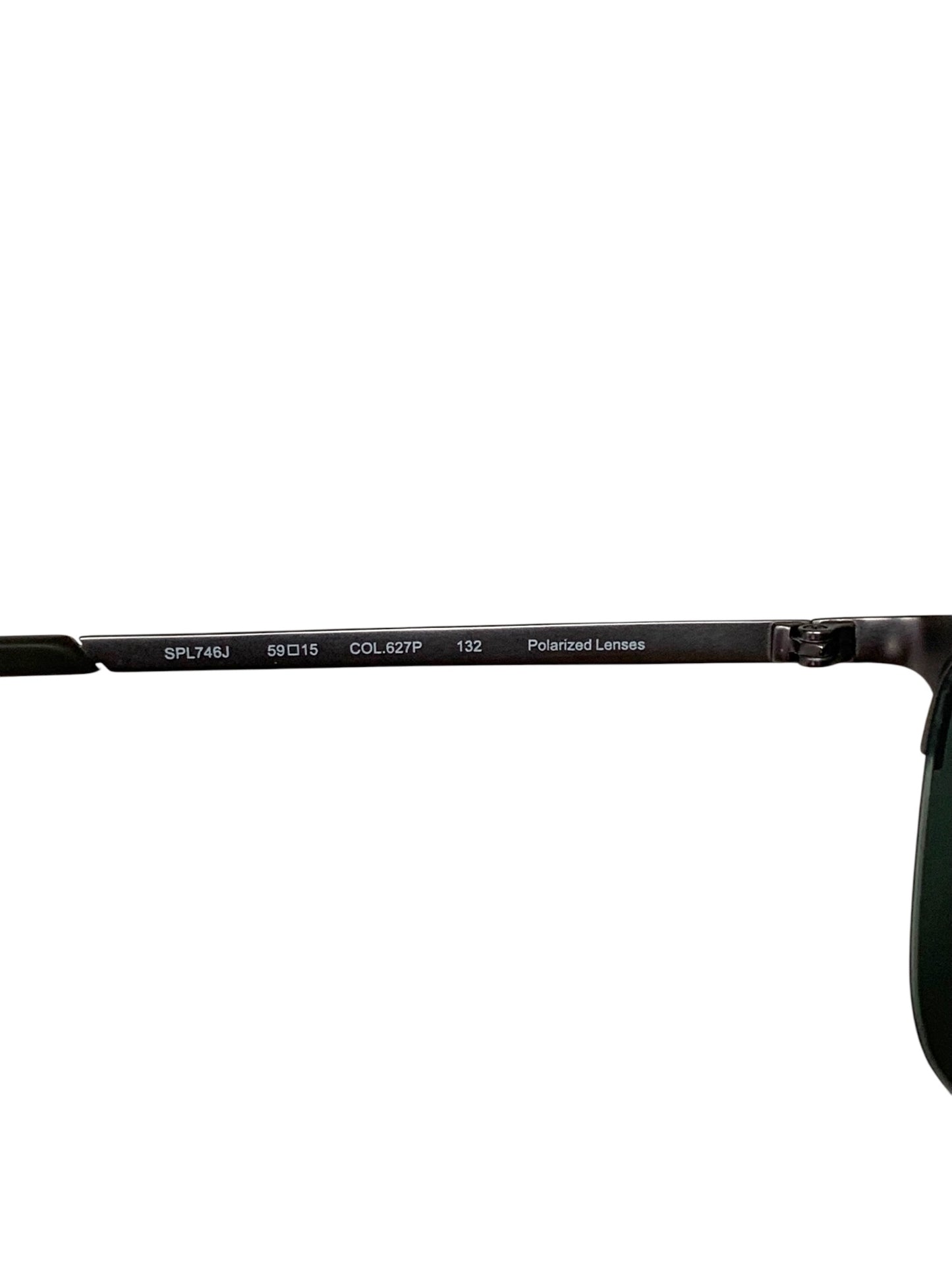 ポリス SPL746J サングラス グレー メタルフレーム ハーフリム スクエア IT2K8QQLVLOU