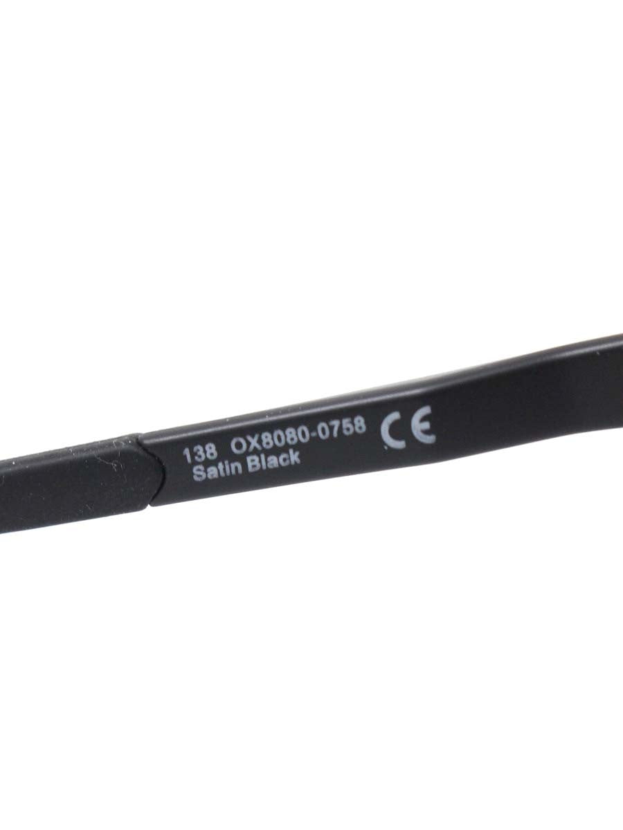 オークリー CROSSLINK ZERO OX8080-0758 メガネ ブラック セルフレーム ITAXHIETA560