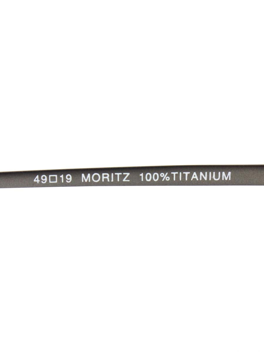ゲッティ MORITZ メガネ ブラック メタルフレーム フルリム スクエア ITBSVYF00LGG