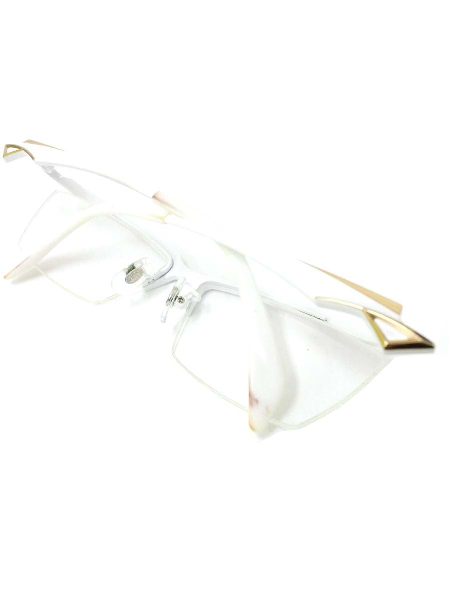 サムライ翔 ビジネスライン 智 SS-T112 LTD メガネ ホワイト 限定カラー メタルフレーム フルリム スクエア ITJO6XUW0G8E