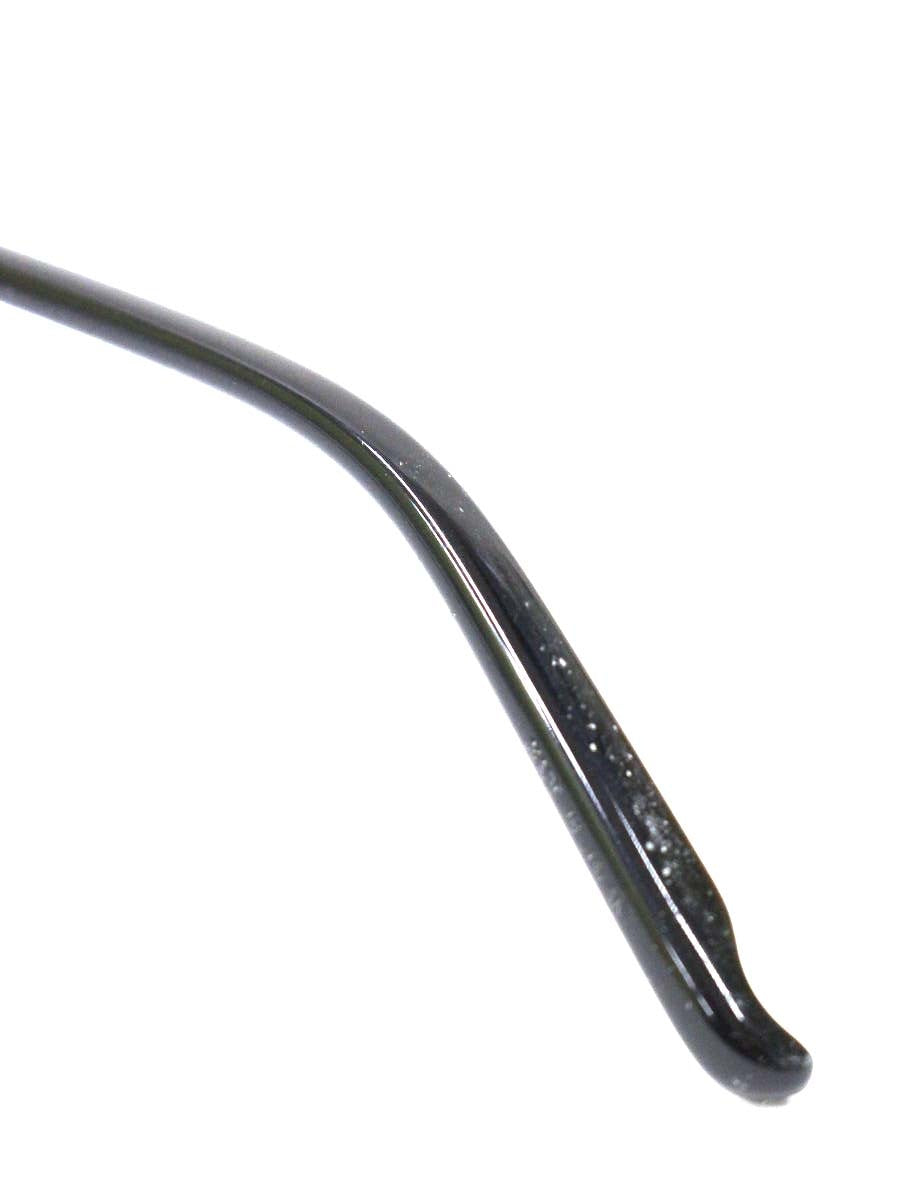 フォーナインズ M-104 メガネ ブラック/ゴールド コンビフレーム フルリム ウェリントン ITS57ESISA7S