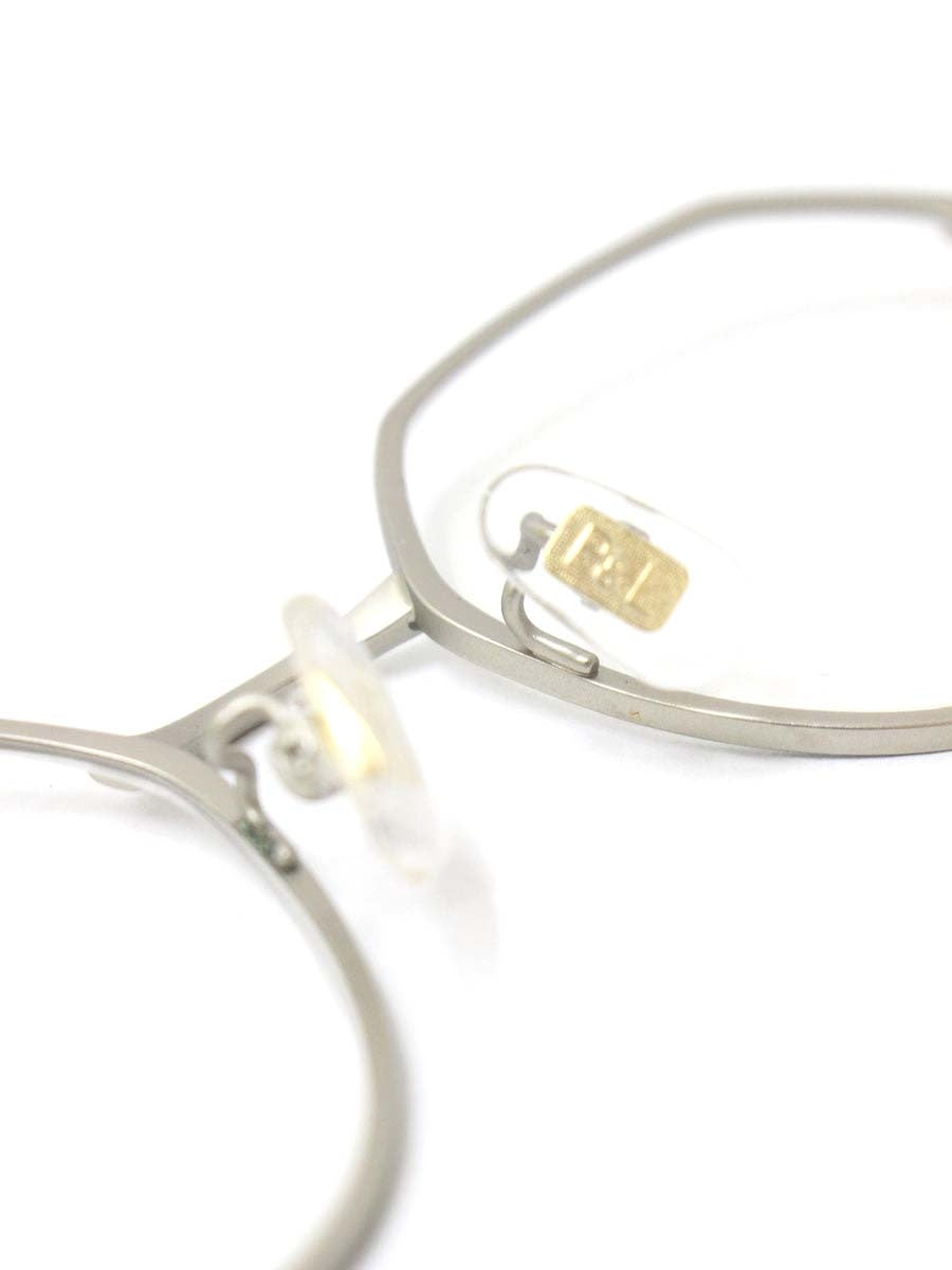 ポインツ&ラインズ PL-3503-02 メガネ シルバー ブルーライン ITQ6EM8IR1JS