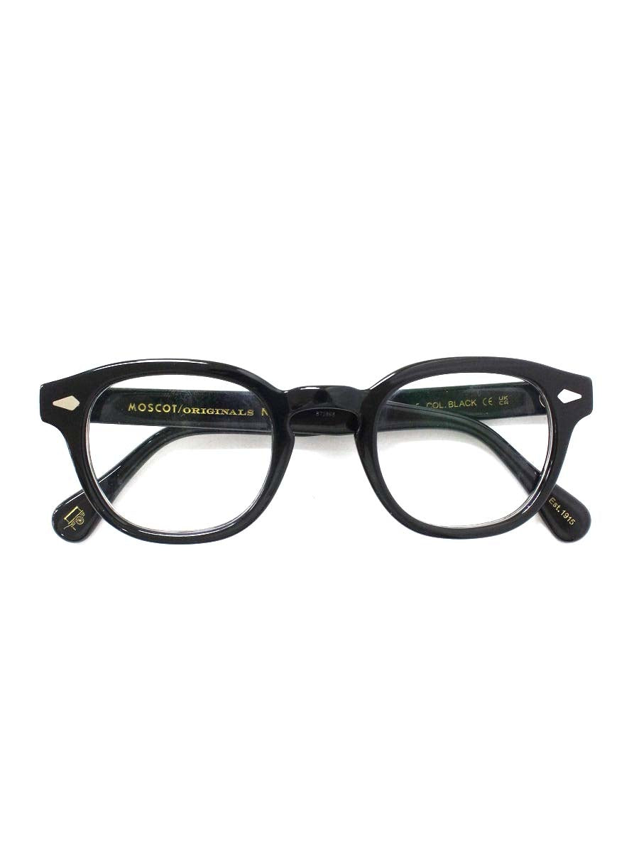 モスコット LEMTOSH メガネ ブラック レムトッシュ セルフレーム フルリム ウェリントン ITE435FLJMMK