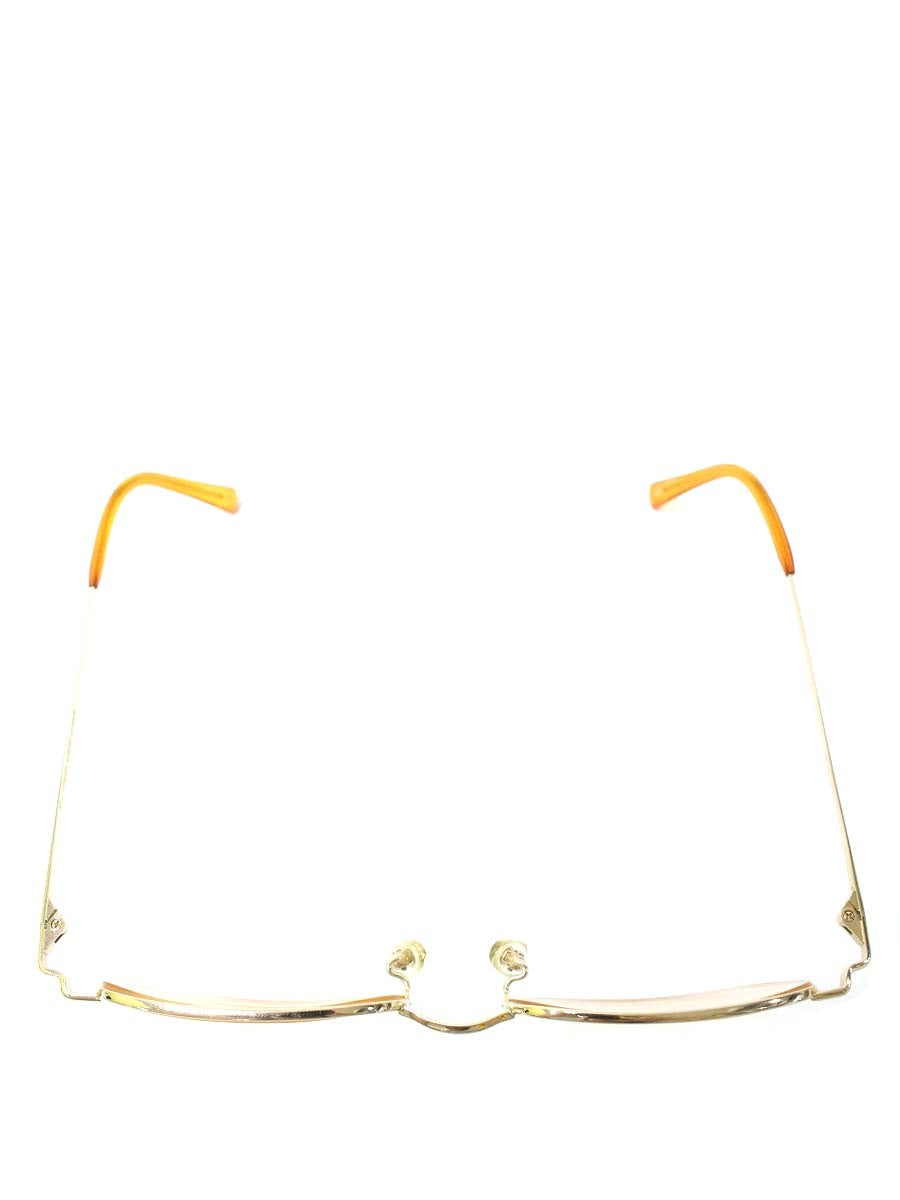 ミヤケデザインスタジオ IM-257 メガネ ゴールド メタルフレーム ハーフリム スクエア ITUIIZTTBCI0