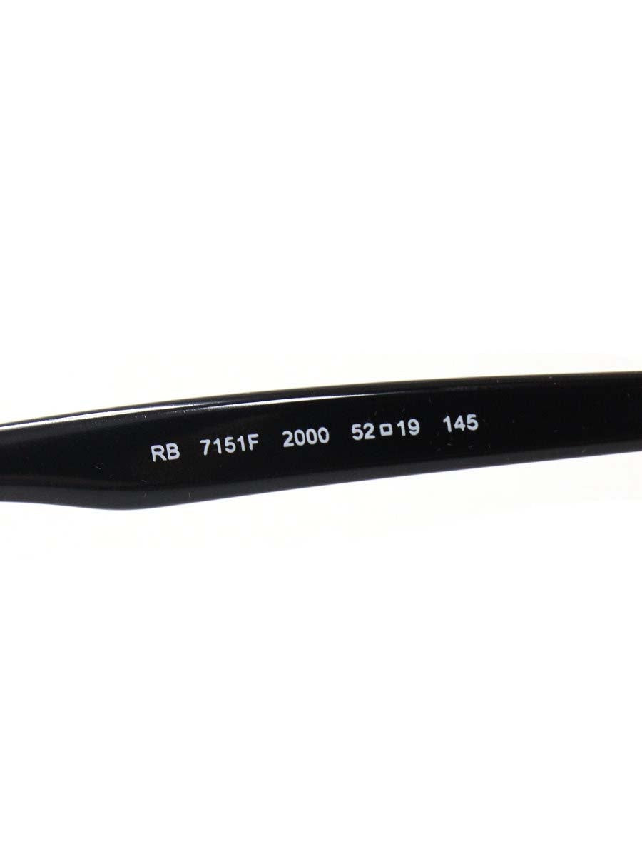 レイバン HEXAGONAL OPTICS RB7151F 2000 メガネ ブラック セルフレーム フルリム ウェリントン ITSXHOSPUT02
