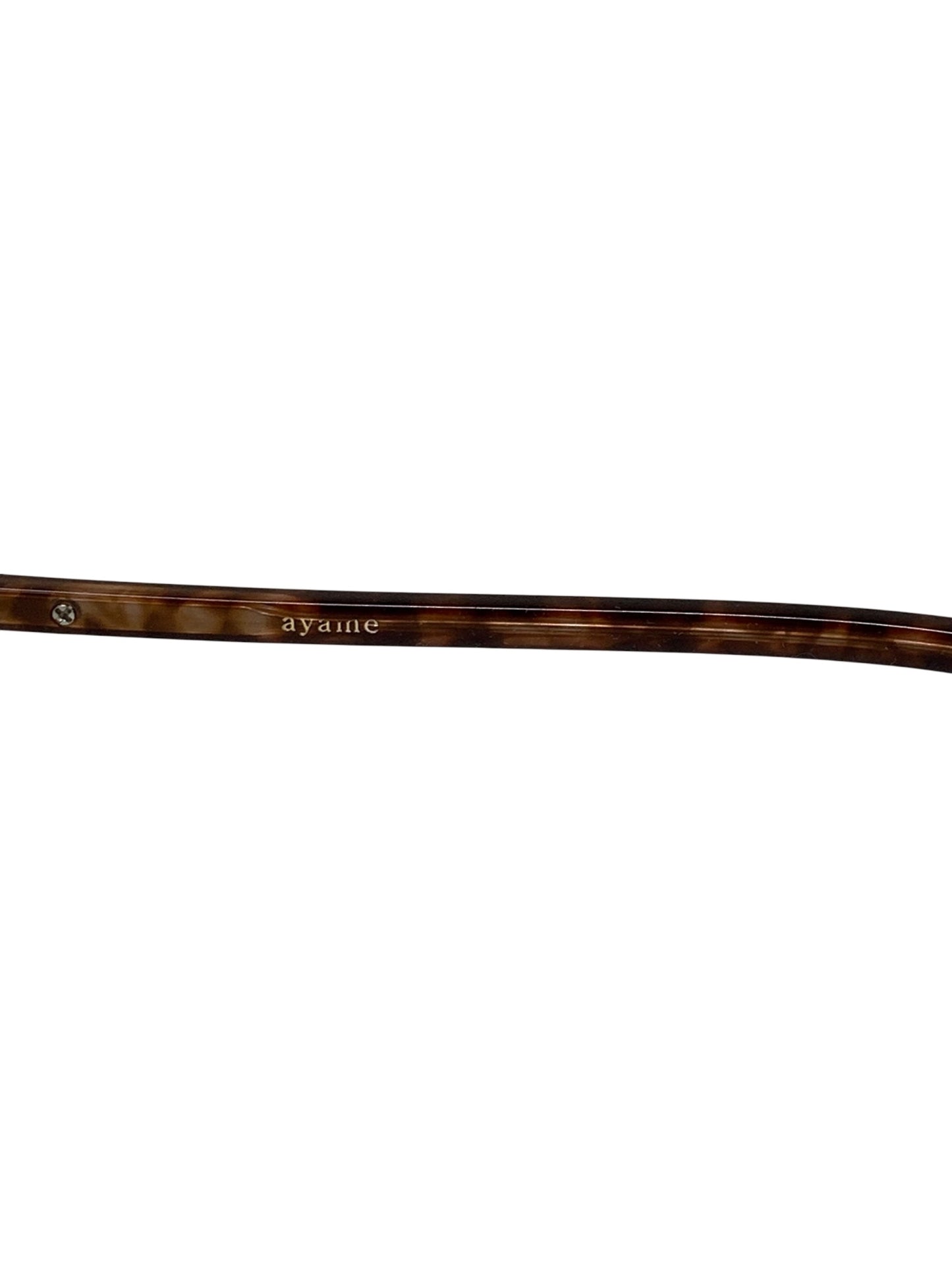 ayame(アヤメ) SIPPOU メガネ ブラウン シッポウ コンビフレーム フルリム ラウンド IT6LWJ8UFRCI