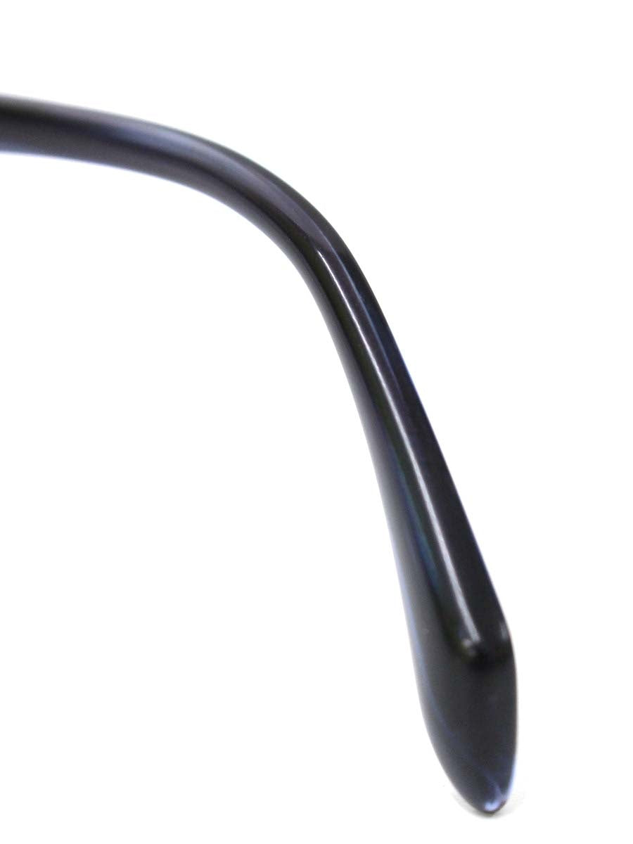 サムライ翔 SS-J35 メガネ ネイビー セルフレーム ハーフリム スクエア ♯2 ITARMCKFM11S