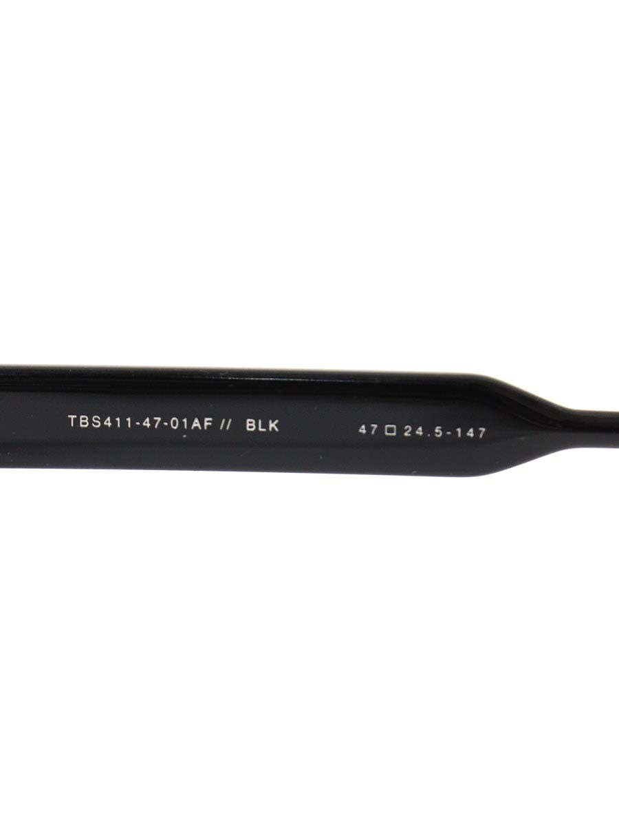 トムブラウン TBS-411-47-01AF ブラック セルフレーム フルリム ラウンド メガネ ITDR1ND664S6