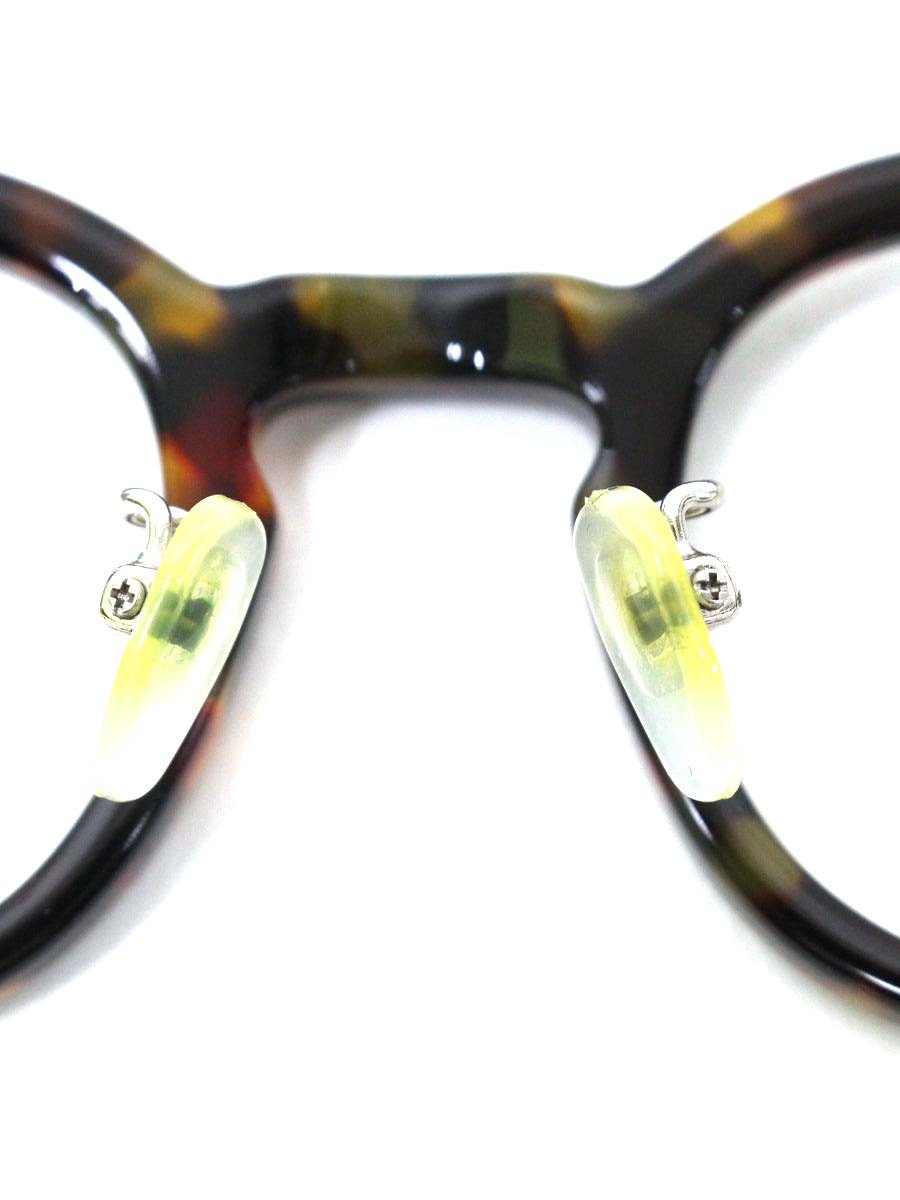 モスコット LEMTOSH レムトッシュ メガネ ブラウン セルフレーム ウェリントン べっ甲柄 ITPFEO12Q6LY