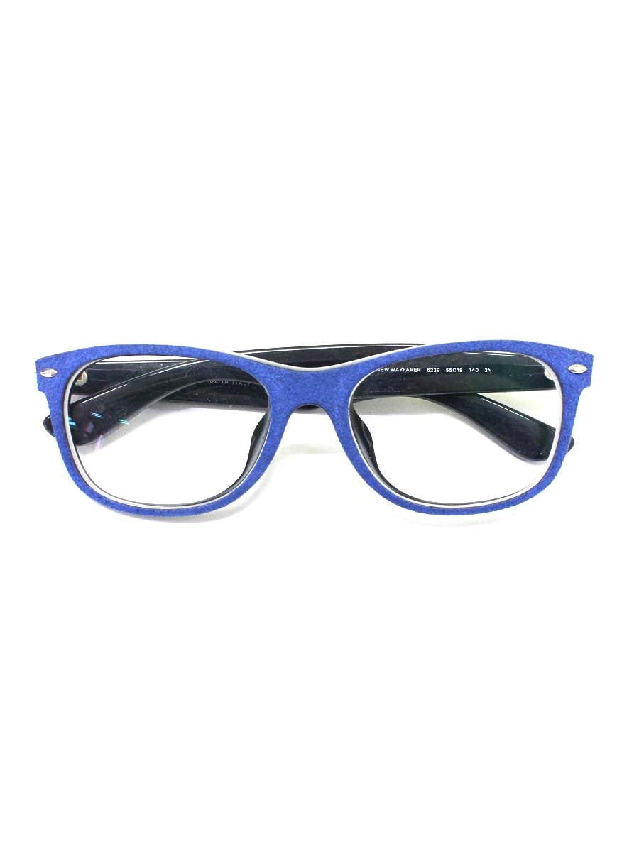 レイバン EW WAYFARER ニュー ウェイファーラー RB2132-F メガネ ネイビー ウェリントン セルフレーム IT3ZWGDGL964