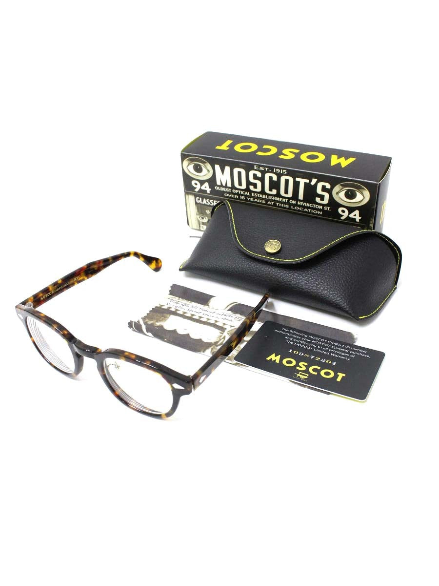 モスコット LEMTOSH レムトッシュ 46☐24-145 メガネ ブラウン べっ甲柄 ITSIBGVY3YPW