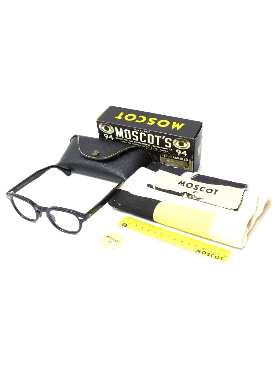 モスコット LEMTOSH メガネ ブラック セルフレーム フルリム ウェリントン ITFTFT5NWY14