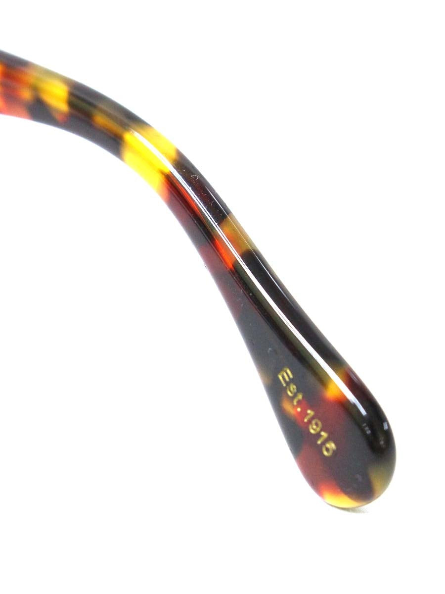 モスコット LEMTOSH レムトッシュ メガネ ブラウン セルフレーム ウェリントン べっ甲柄 ITPFEO12Q6LY