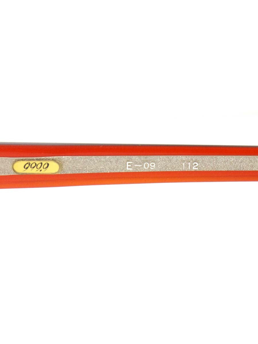 フォーナインズ E-09 メガネ レッド スクエア ITT4912NPLCQ