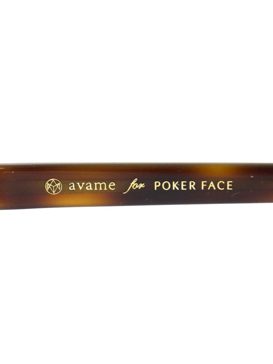 ayame(アヤメ) for POKER FACE 1001 メガネ ブラウン オーバル デミ柄 セルフレーム ITHVKRDZLVM8
