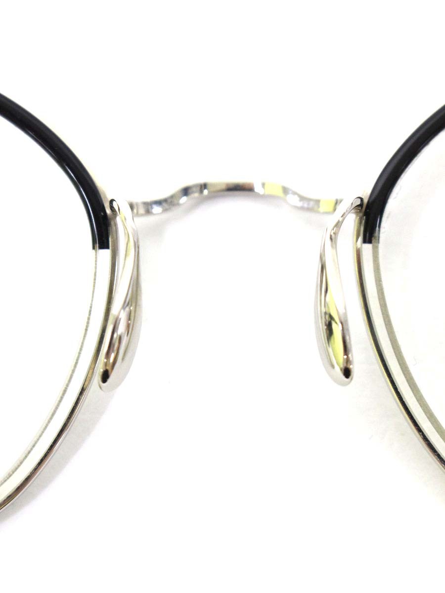 ayame(アヤメ) メガネ シルバー HEX ヘキサゴン  インナーリム ツーブリッジ ITAAVIG06IJ9
