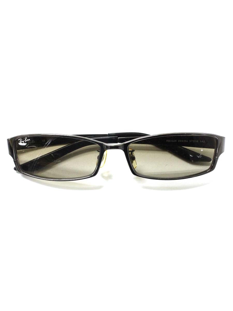 レイバン RB3326 サングラス シルバー ガンメタル スクエア ITOWBFYM06U0