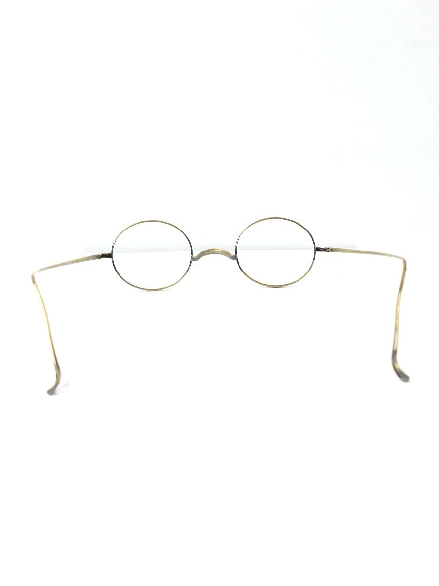 井戸多美男 T416 メガネ ゴールド メタル ラウンドフレーム ITQMFQR0HHWC