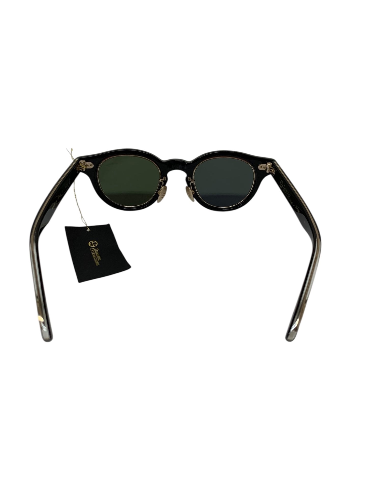 ドメスティックインターナショナル DI-1010S サングラス ブラック セルフレーム フルリム ウェリントンシェイプ ITOORGD5679K