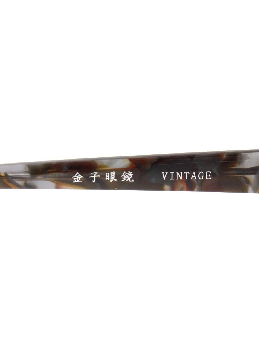 金子眼鏡 VINTAGE KV-162 メガネ ブラウン/シルバー コンビフレーム フルリム ヘキサゴン IT5KINLY6Z8N