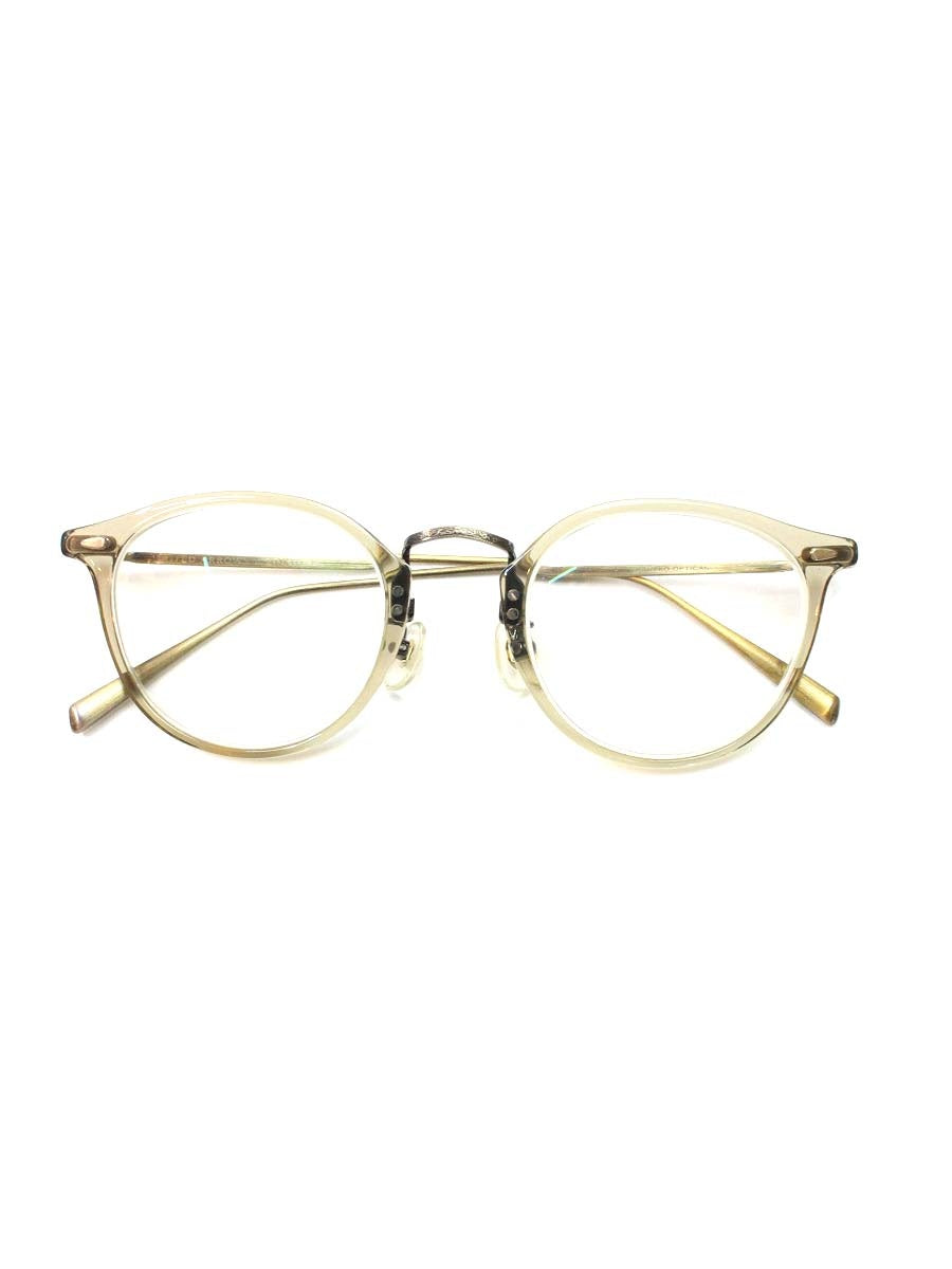 金子眼鏡 designed by UNITED ARROWS Logan メガネ ベージュ コンビ 