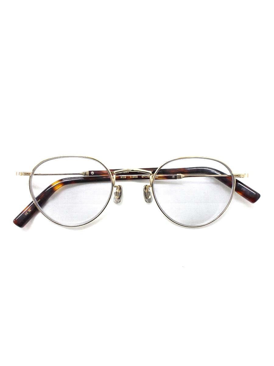 アイヴァン7285 メガネ MODEL219 ゴールド C.901 ANTIQUE GOLD IT6DTFSIH9TM