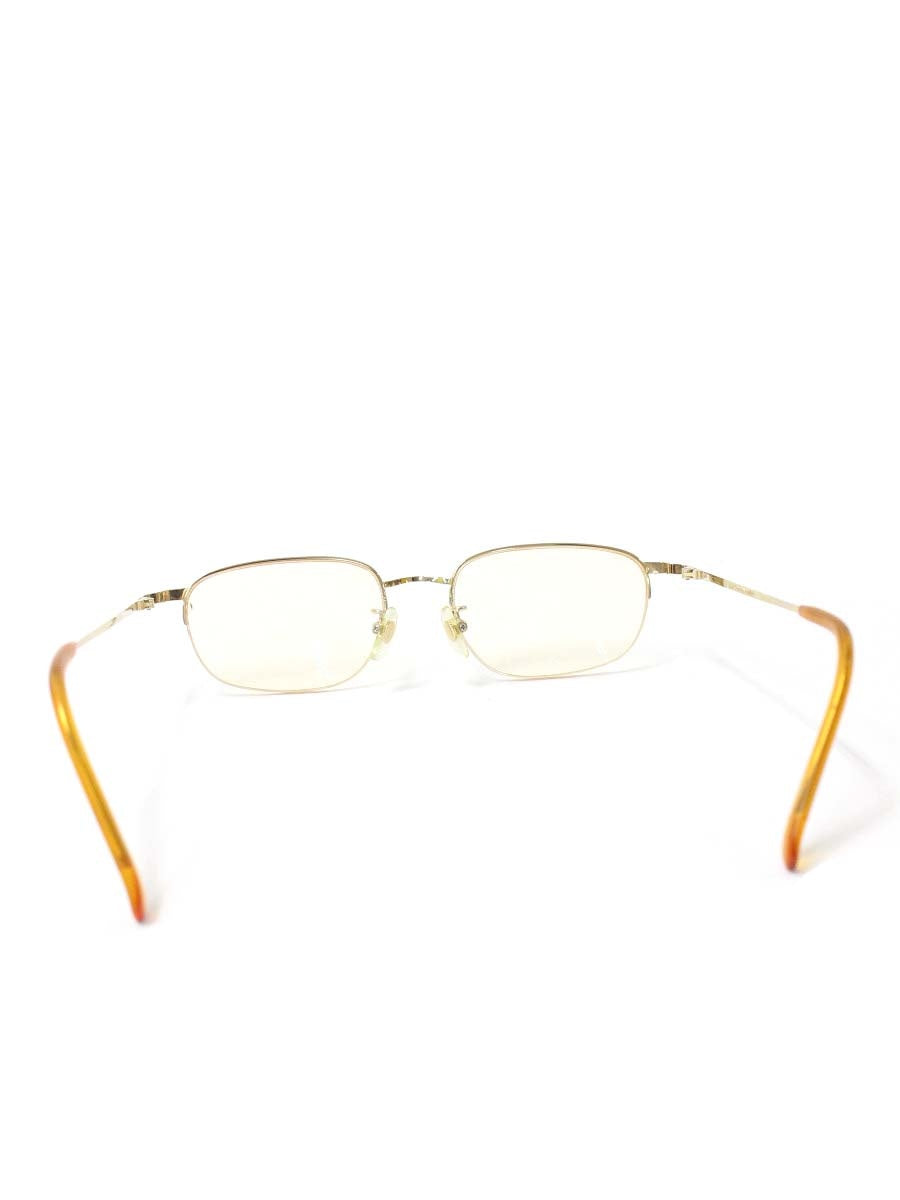 ミヤケデザインスタジオ IM-257 メガネ ゴールド メタルフレーム ハーフリム スクエア ITUIIZTTBCI0