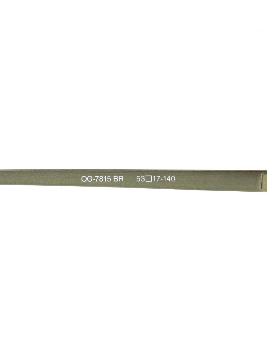 オニメガネ OG-7815 BR メガネ ブラウン コンビフレーム フルリム オーバル IT94Q4RFJ95K