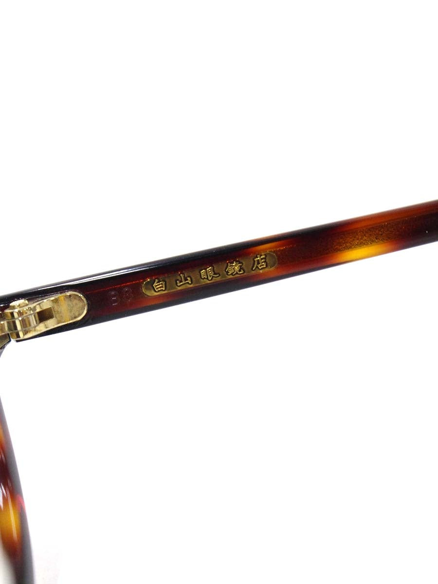 白山眼鏡店 ROUND classic ラウンド クラシック メガネ ブラウン セルフレーム べっ甲柄 IT116U1941BK