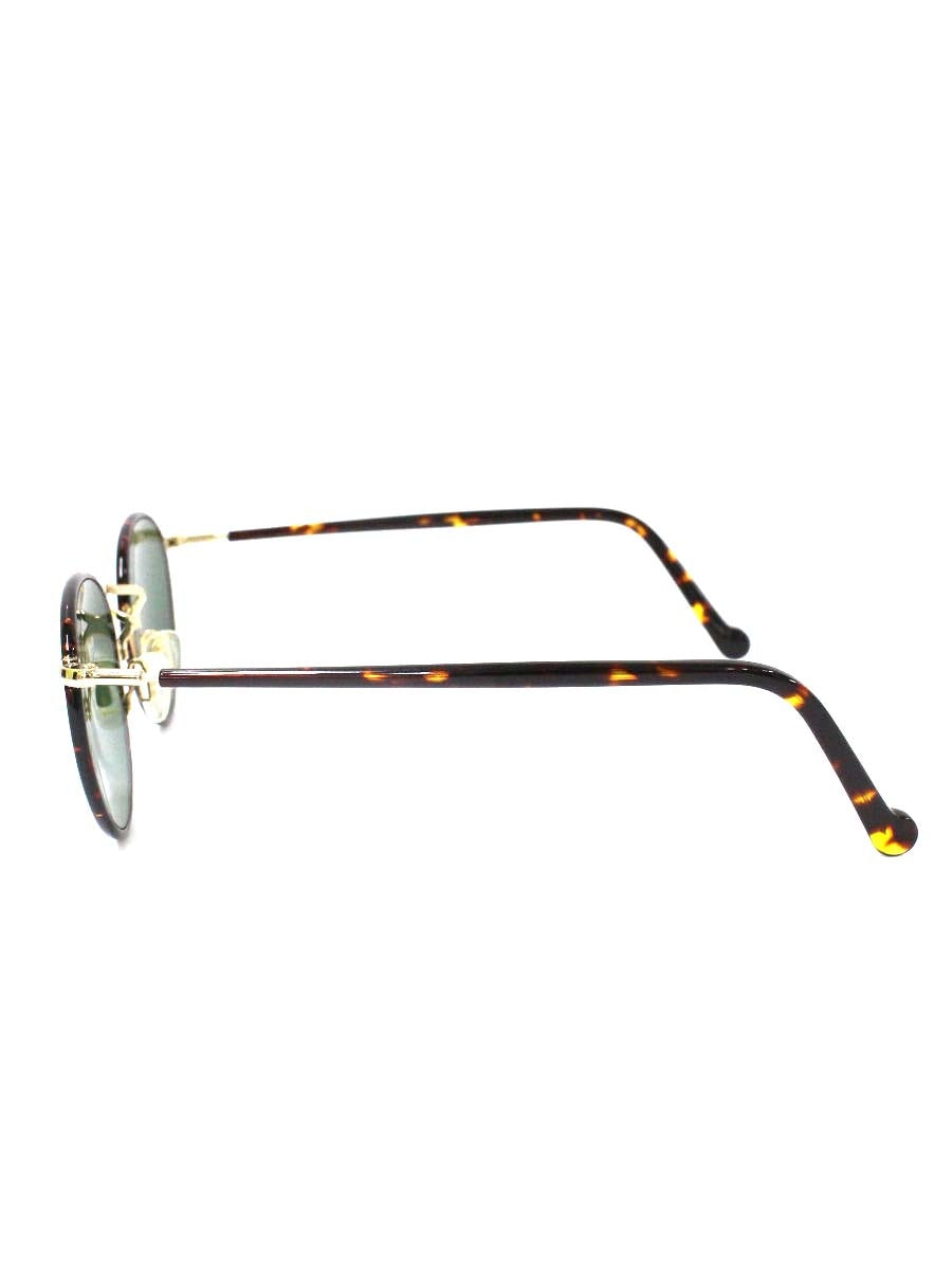 モスコット サングラス ブラウン べっ甲 メタルフレーム フルリム ボストン ITR90SMOJ670