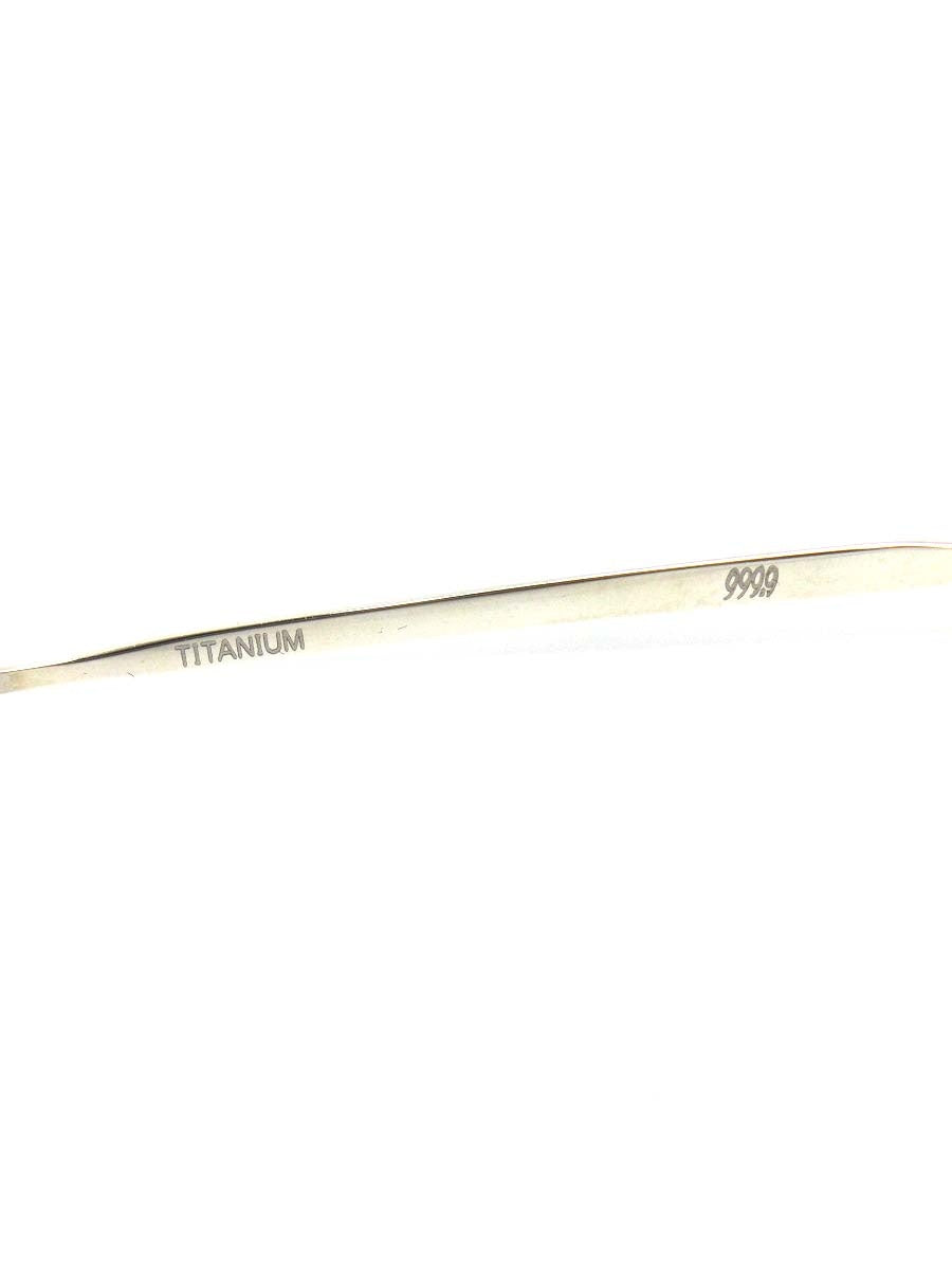 フォーナインズ S806 T メガネ シルバー チタン スクエア ITMAW6ZIKU0G