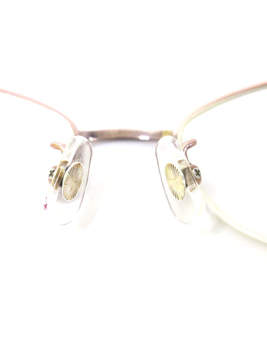 フルラ VU4253J 眼鏡 ピンクゴールド コンビ ハーフリム オーバル ITSM7PXCB4B2