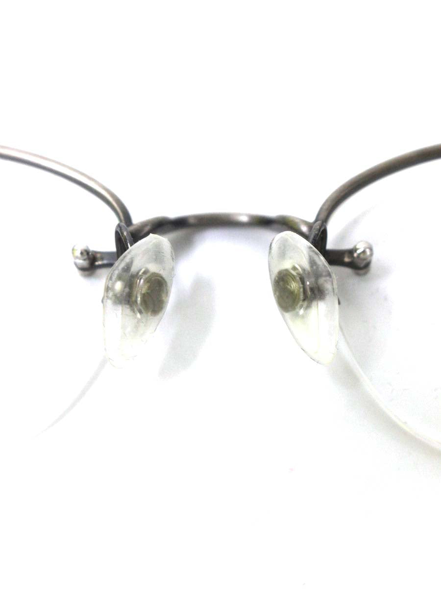 フォーナインズ O-32T 眼鏡 グレー チタンフレーム リムレス オーバル ITXY1CRZKGSG