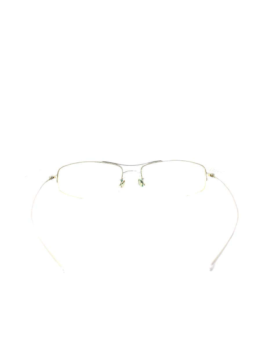 オリバーピープルズ OP-656 メガネ シルバー スクエアフレーム ITAV2FVVD7Z8