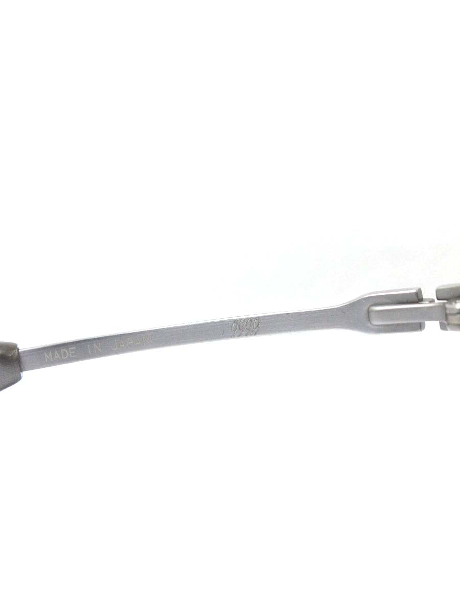 フォーナインズ SP-10T メガネ 眼鏡 シルバー メタル ブローフレーム ITPQPM1KHGOO