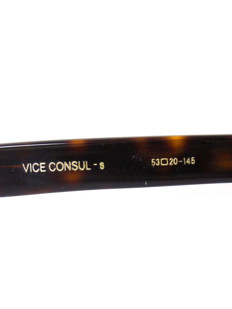 オリバーゴールドスミス メガネ ブラウン VICE CONSUL-S バイスコンスルエス セルロイド べっ甲柄 ウェリントン ITHAP0423QPK