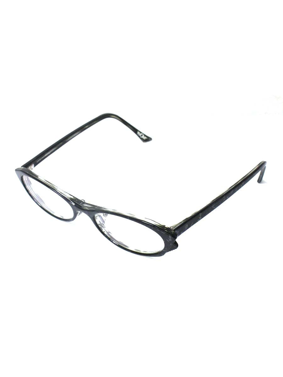 ボズ RIKITA0505 メガネ グレー オーバル フラワーモチーフ ITSU0YADTVZY