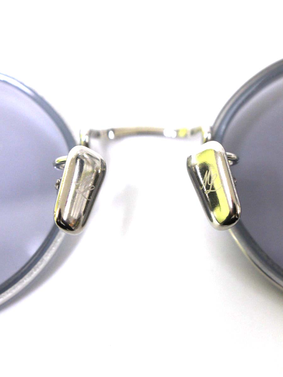 メゾンドリュクスルネッツ ML-106S サングラス シルバー フルリム オーバル IT7OVHREDT2F