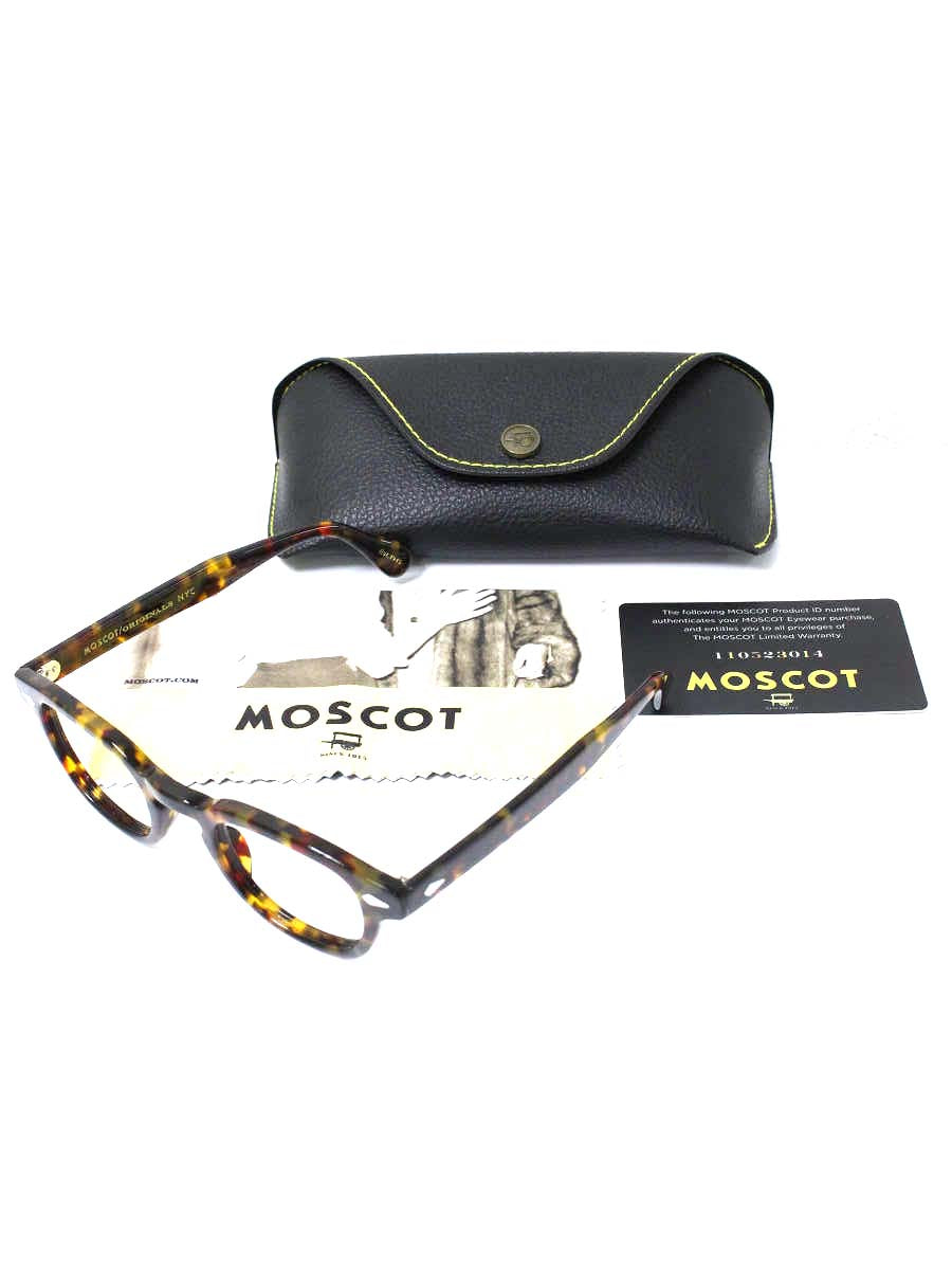 モスコット LEMTOSH レムトッシュ メガネ ブラウン ボストン セルフレーム フルリム ITY198RIUSWE