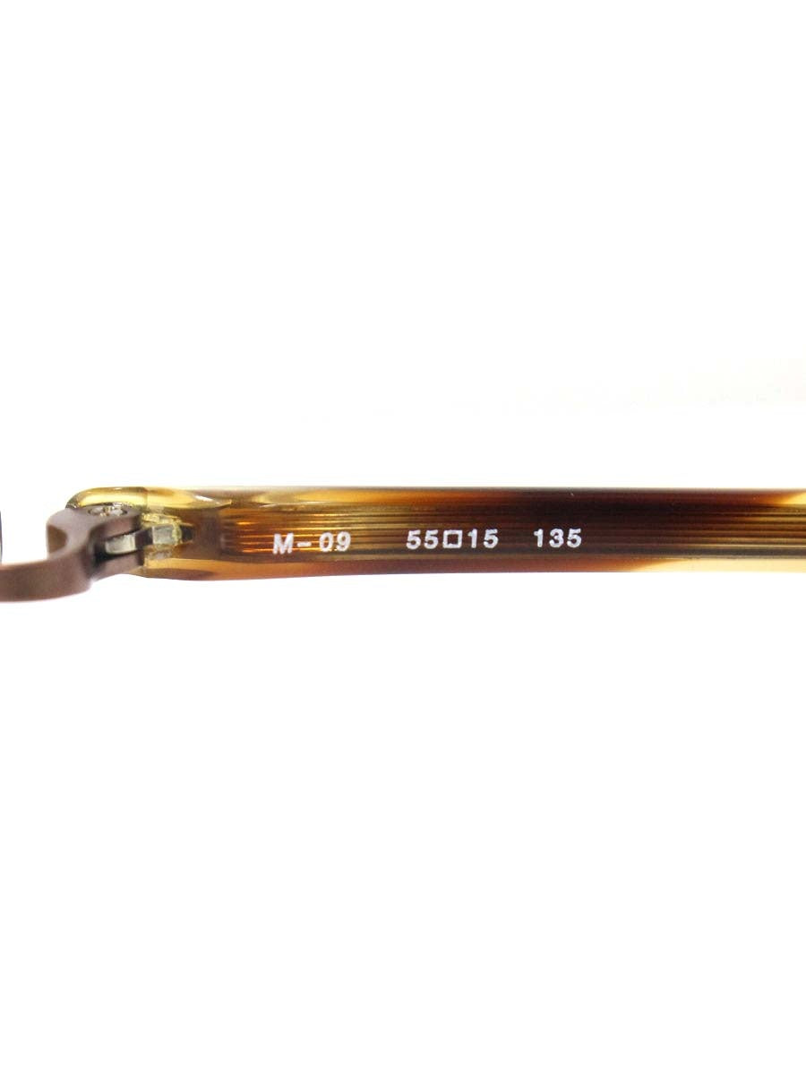 フォーナインズ M09 メガネ ブラウン ハーフリム べっ甲 IT6SED9NFDD3