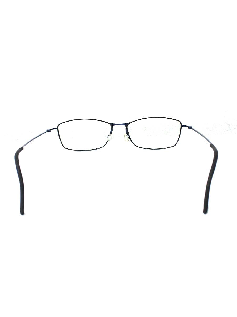 リンドバーグ thintaniumコレクション 5510 メガネ 眼鏡 ネイビー チタン スクエア IT2N9GWNMSMI