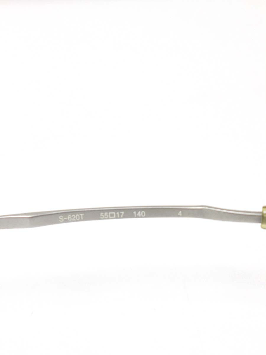 フォーナインズ S-620T メガネ シルバー メタルフレーム フルリム スクエア ITYI4QT6MBKE
