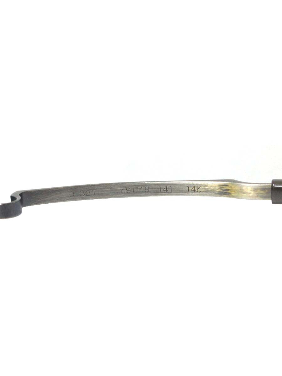 フォーナインズ O-32T 眼鏡 グレー チタンフレーム リムレス オーバル ITXY1CRZKGSG