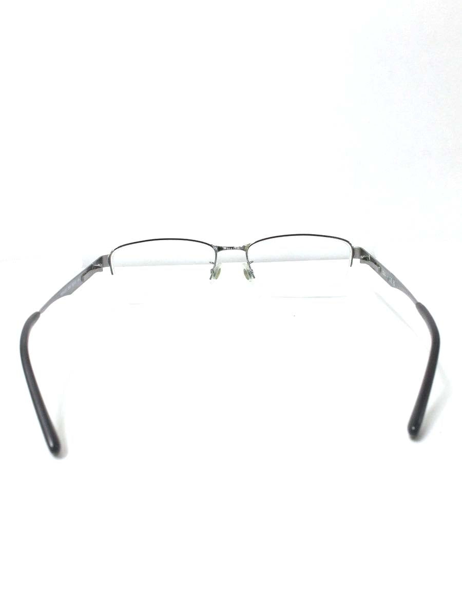 レイバン アジアモデル RB6453D 2553 メガネ シルバー メタルフレーム ハーフリム スクエア ITEDJ7FWZ40E