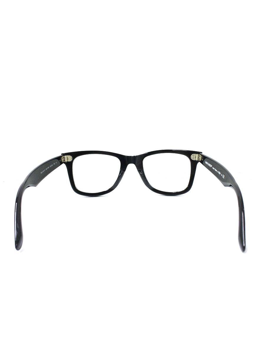 レイバン WAYFARER ウェイファーラー RB2140-F メガネ 眼鏡 ブラック ウェリントン ITNM41SDS4WO