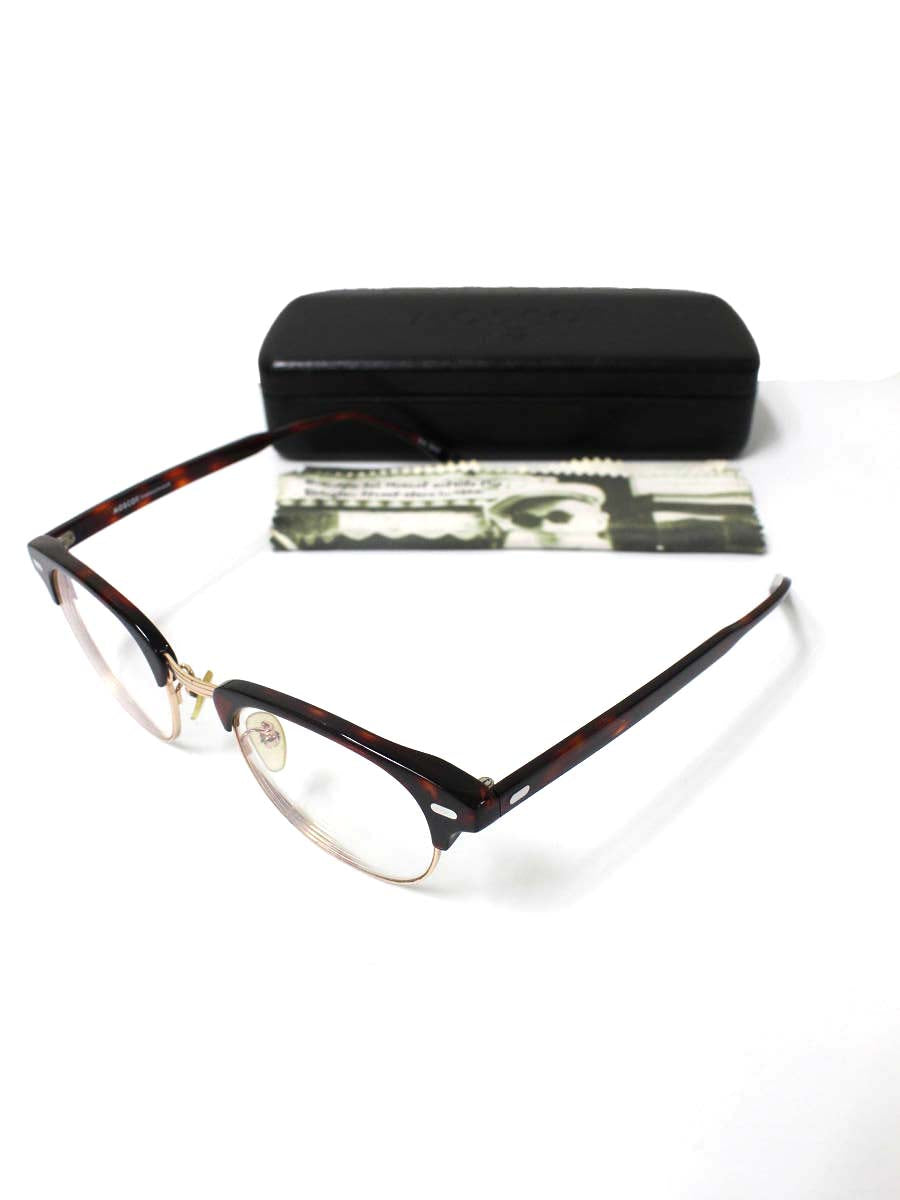 モスコット YUKEL メガネ ブラウン マーブル ITF16USGO32C