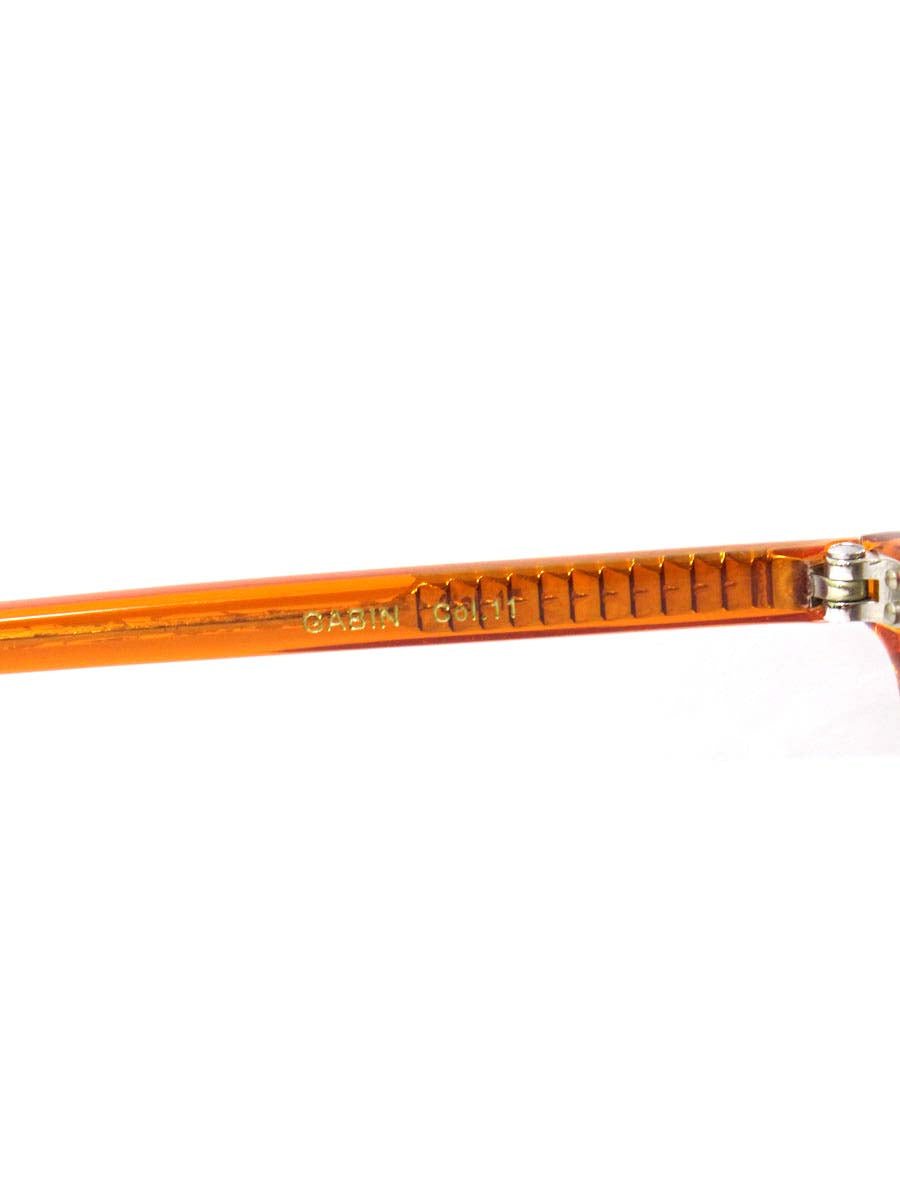 レスカルネティエ GABIN サングラス オレンジ レスカヴィンテージ ウェリントン col.11 ITEULMWJ53FS