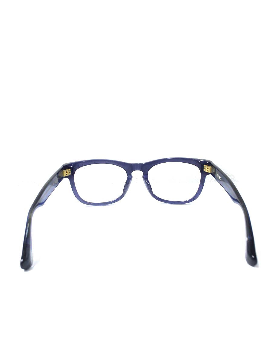 ブラン B0003 メガネ ブルー ウエリントン フルリム セルフレーム IT3T3MXP18YG